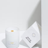 Kvapioji sojų vaško žvakė su medine dagtimi „Royal Reverie”, 210 g