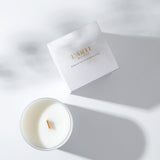 Kvapioji sojų vaško žvakė su medine dagtimi „Royal Reverie”, 210 g