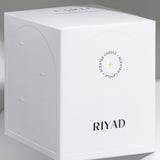 Kvapioji sojų vaško žvakė su medine dagtimi „Riyad”, 210 g