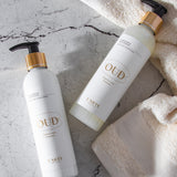 Maitinantis ir drėkinantis kūno-veido-rankų rinkinys „Oud“: prausiklis 250 ml + kremas 250 ml