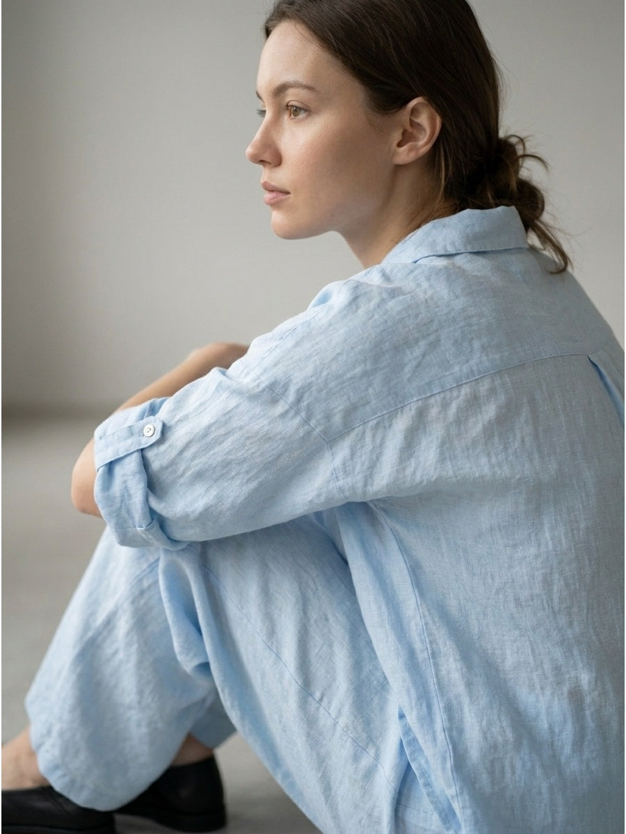 Moteriški marškiniai, Capsule Collection, 100% linas