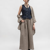 Moteriškos kelnės, Capsule Collection, 100% linas