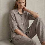 Moteriški marškiniai, Capsule Collection, 100% linas