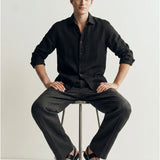 Men's linen trousers