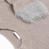 Moteriškas megztinis su alpakos jauniklių vilna