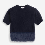 Moteriškas megztinis su moheros vilna