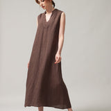 Moteriška suknelė, Capsule Collection, 100% linas