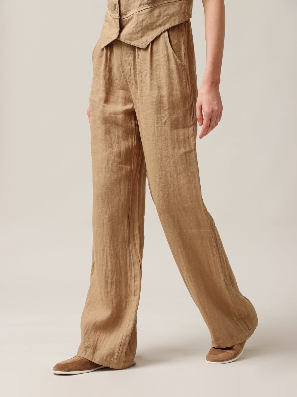 Moteriškos kelnės, Capsule Collection, 100% linas