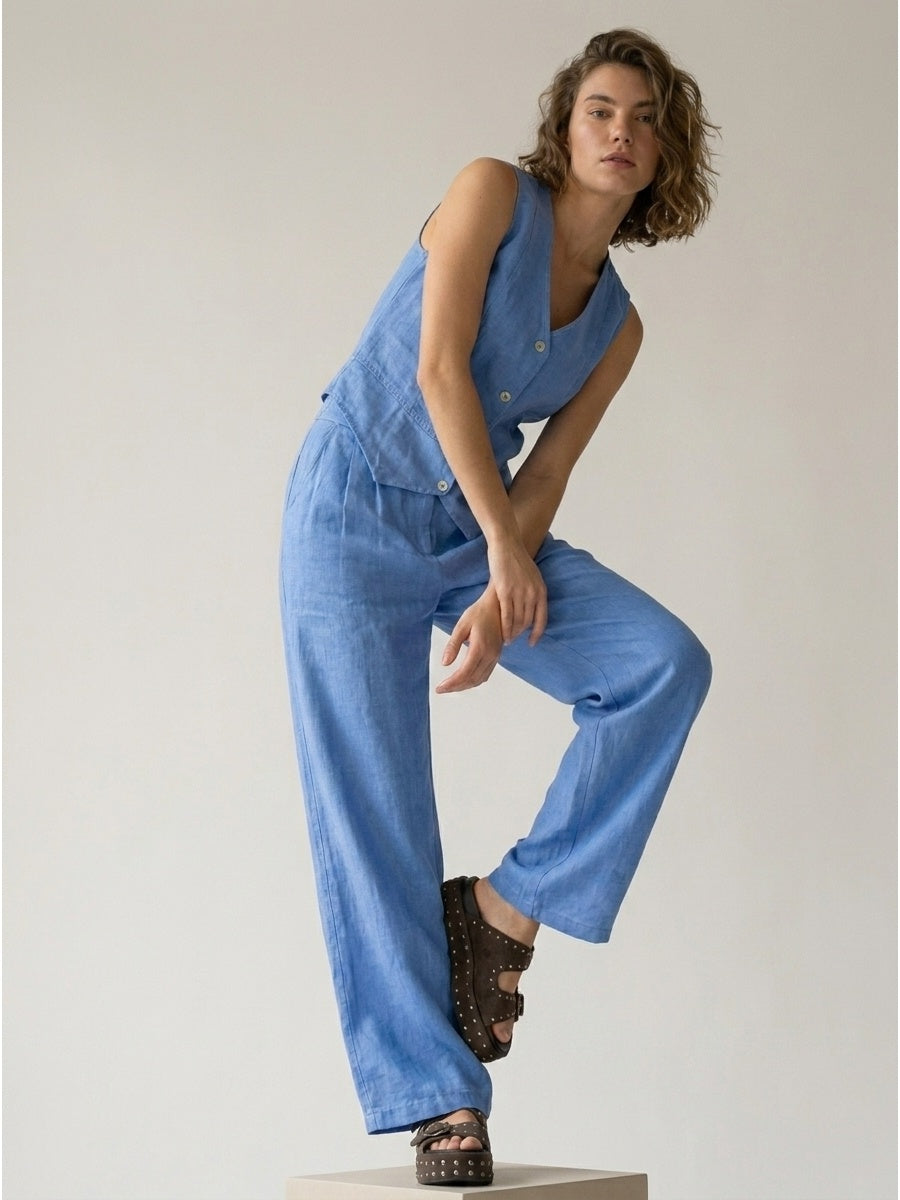 Women's trousers, Capsule Collection, 100% linen