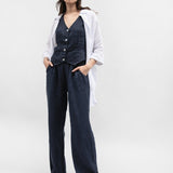 Moteriškos kelnės, Capsule Collection, 100% linas
