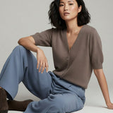 Moteriškas megztinis su alpakos jauniklių vilna