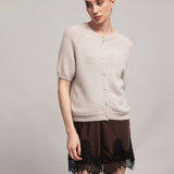 Damenpullover mit Baby-Alpakawolle