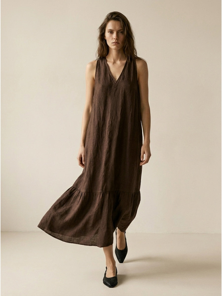 Moteriška suknelė, Capsule Collection, 100% linas