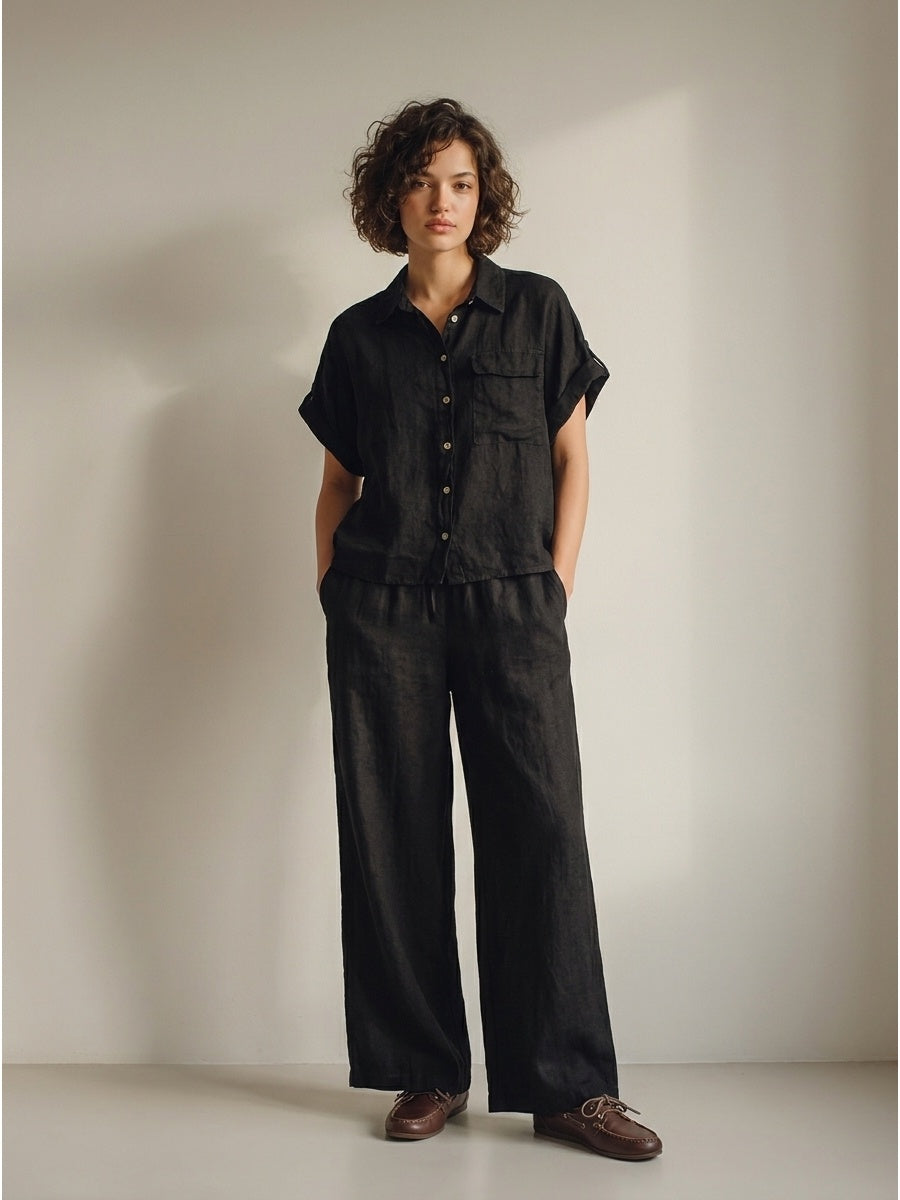 Women's trousers, Capsule Collection, 100% linen