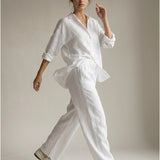 Damenhose, Capsule Collection, 100% Leinen