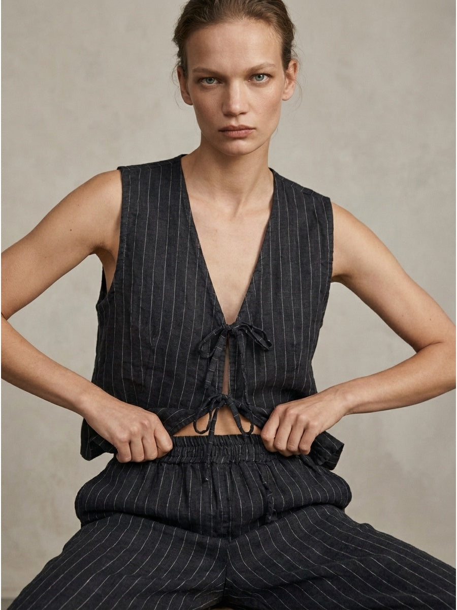 Women's trousers, Capsule Collection, 100% linen