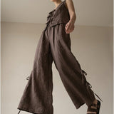 Moteriškos kelnės, Capsule Collection, 100% linas