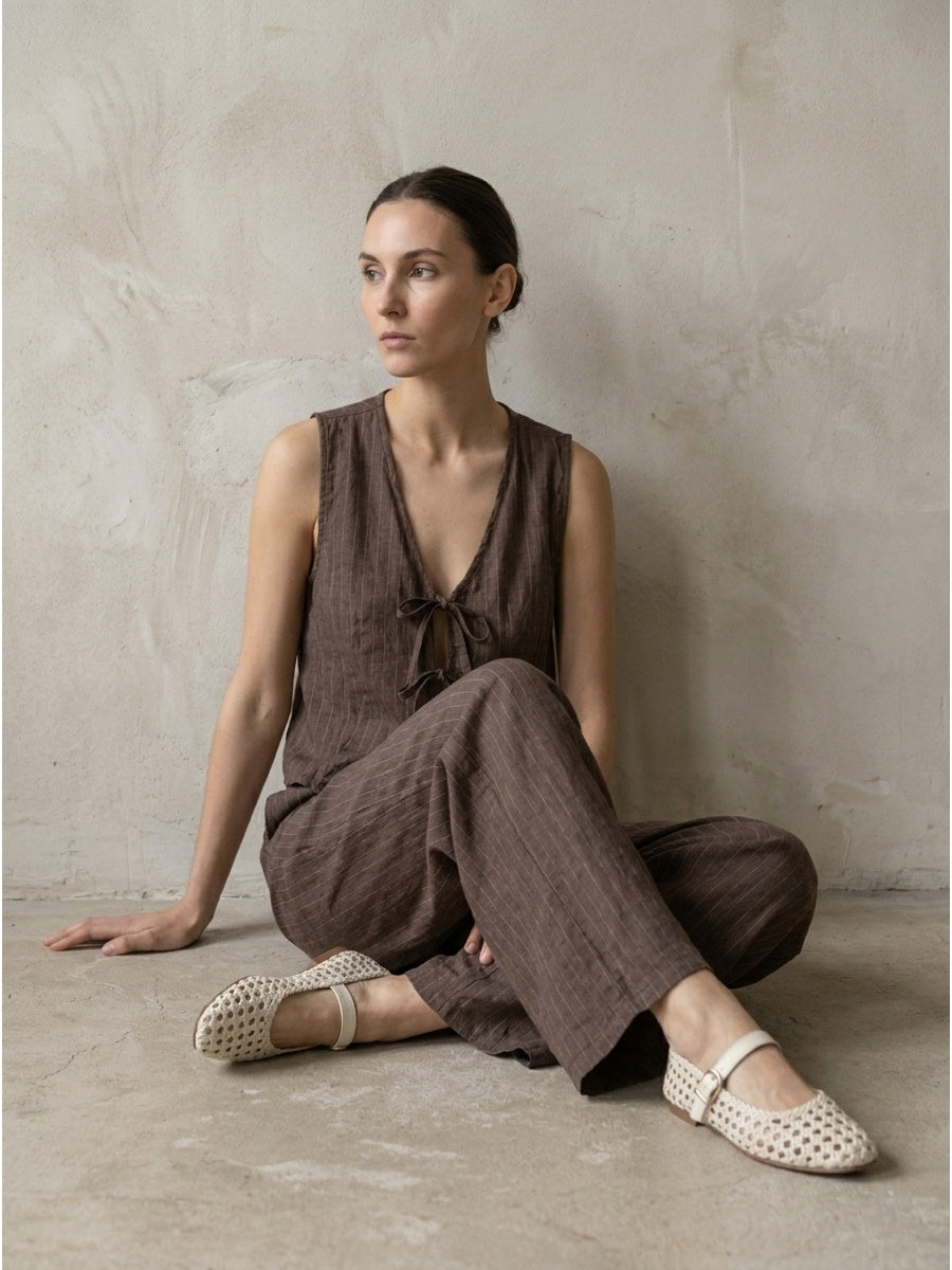 Women's trousers, Capsule Collection, 100% linen