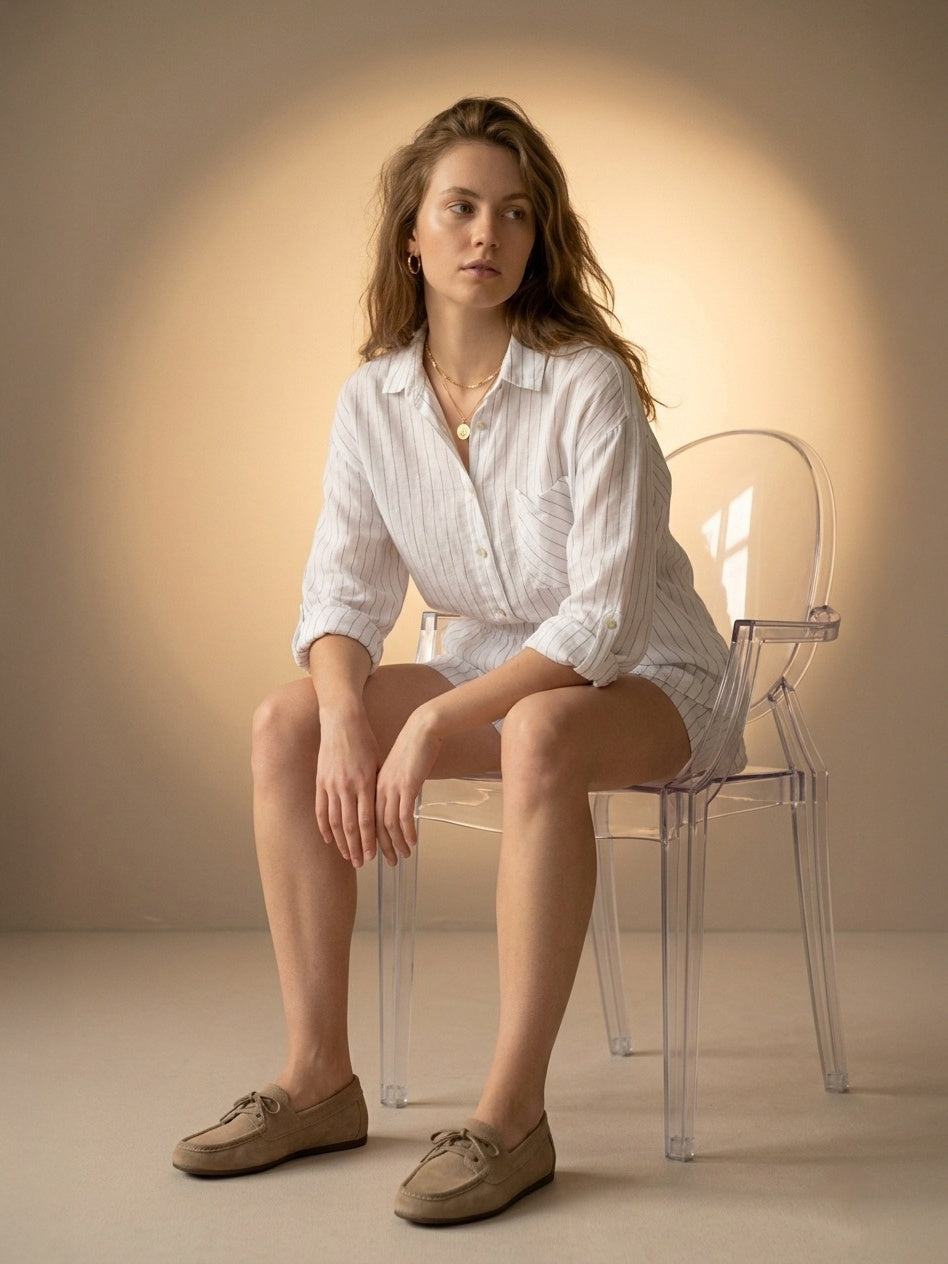 Moteriški marškiniai, Capsule Collection, 100% linas
