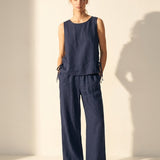 Moteriškos kelnės, Capsule Collection, 100% linas
