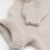 Moteriškas megztinis su moheros vilna