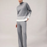Pullover und Hose für Frauen mit Kaschmir
