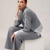 Pullover und Hose für Frauen mit Kaschmir