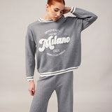 Pullover und Hose für Frauen mit Kaschmir