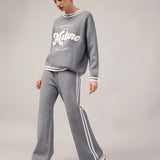Pullover und Hose für Frauen mit Kaschmir