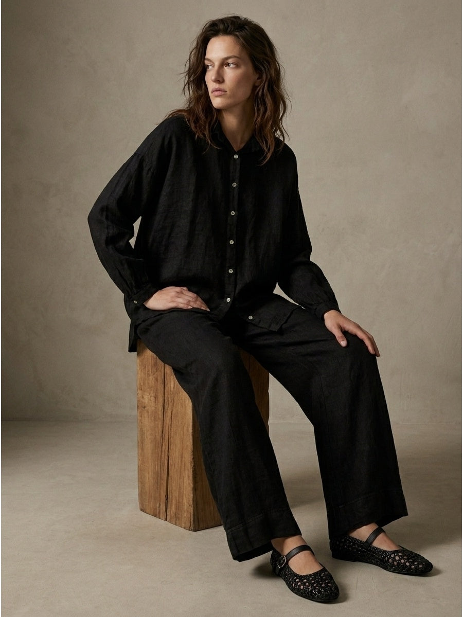 Moteriški marškiniai, Capsule Collection, 100% linas