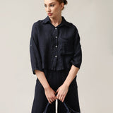 Moteriški marškiniai, Capsule Collection, 100% linas