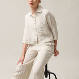 Moteriški marškiniai, Capsule Collection, 100% linas