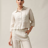 Moteriški marškiniai, Capsule Collection, 100% linas