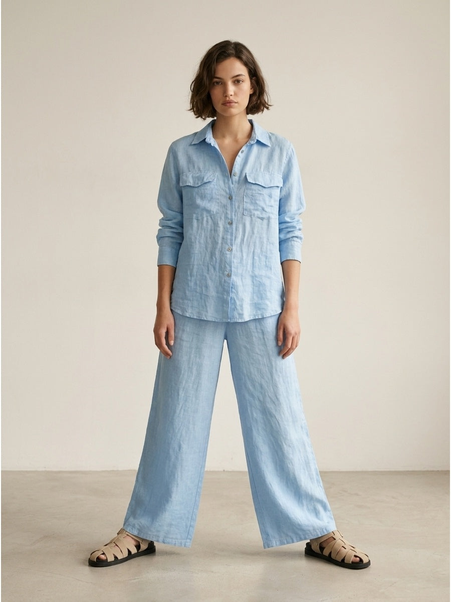 Moteriški marškiniai, Capsule Collection, 100% linas