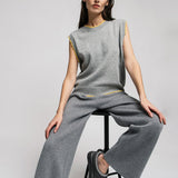 Women's waistcoat with angora wool