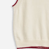 Women's waistcoat with angora wool