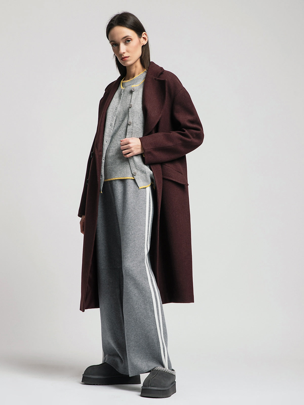 Women's cardigan with angora wool