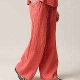 Moteriškos kelnės, Capsule Collection, 100% linas
