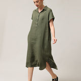 Moteriška marškininė suknelė, Capsule Collection, 100% linas