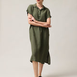 Moteriška marškininė suknelė, Capsule Collection, 100% linas