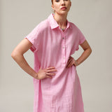Hemdblusenkleid für Frauen, Capsule Collection, 100% Leinen