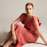 Moteriška suknelė, Capsule Collection, 100% linas