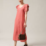 Moteriška suknelė, Capsule Collection, 100% linas