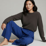 Moteriškas megztinis su alpakos jauniklių vilna