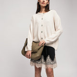 Moteriškas kardiganas su vilna