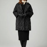 Moteriškas paltas su vilna