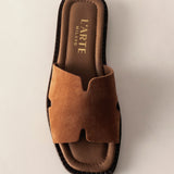Women's slip-on leather shoes