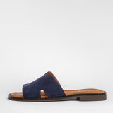 Women's slip-on leather mules