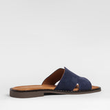 Women's slip-on leather mules