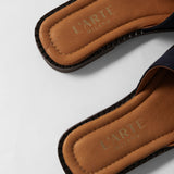 Women's slip-on leather mules
